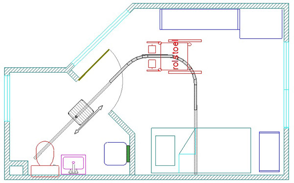 Plafondrailstraject Complex